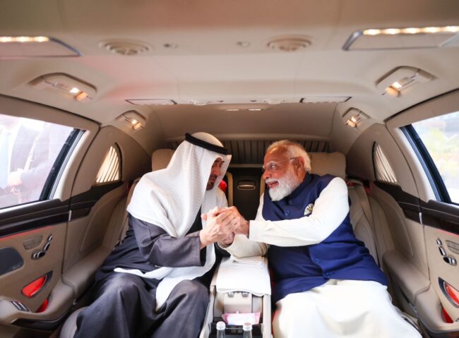 Uae President India PM